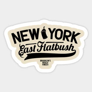 Exploring East Flatbush: A Graffiti-Inspired Homage to Brooklyn Sticker